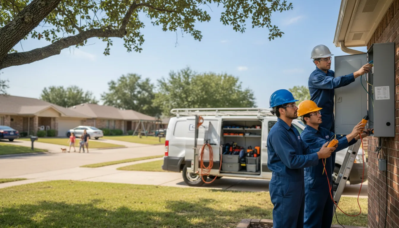 Certified electrician providing emergency electrical services in Nice, CA